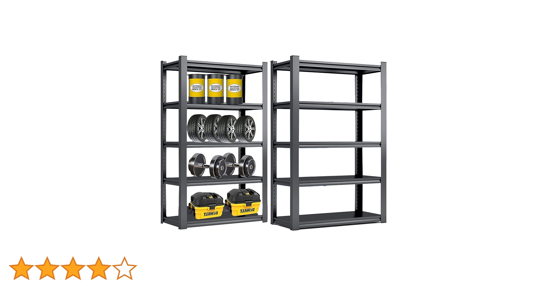 PTUWODS スチールラック本体 (80*40*160cm) Amazon｜PTUWODS スチールラック本体 高耐荷重収納棚 メタル